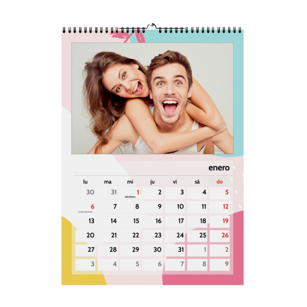 Calendario de pared A3 , portada+12 hojas